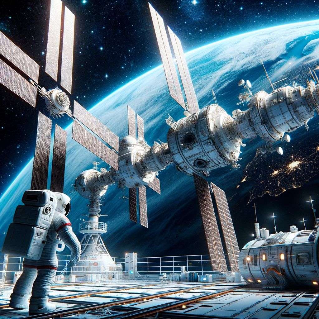 an astronaut, digital art, faux-3D style